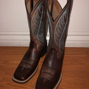 Ariat square toe boots